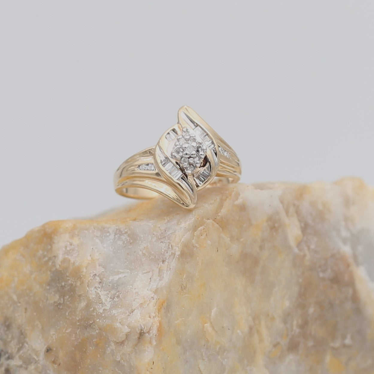 10k Diamond Ring Size 7
