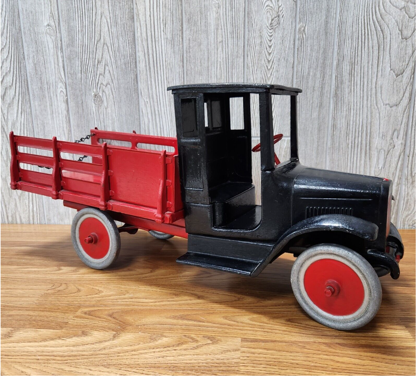 1920s BUDDY L BAGGAGE LINE TRUCK Stake Truck