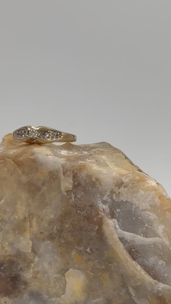 10K Gold Diamond Ring