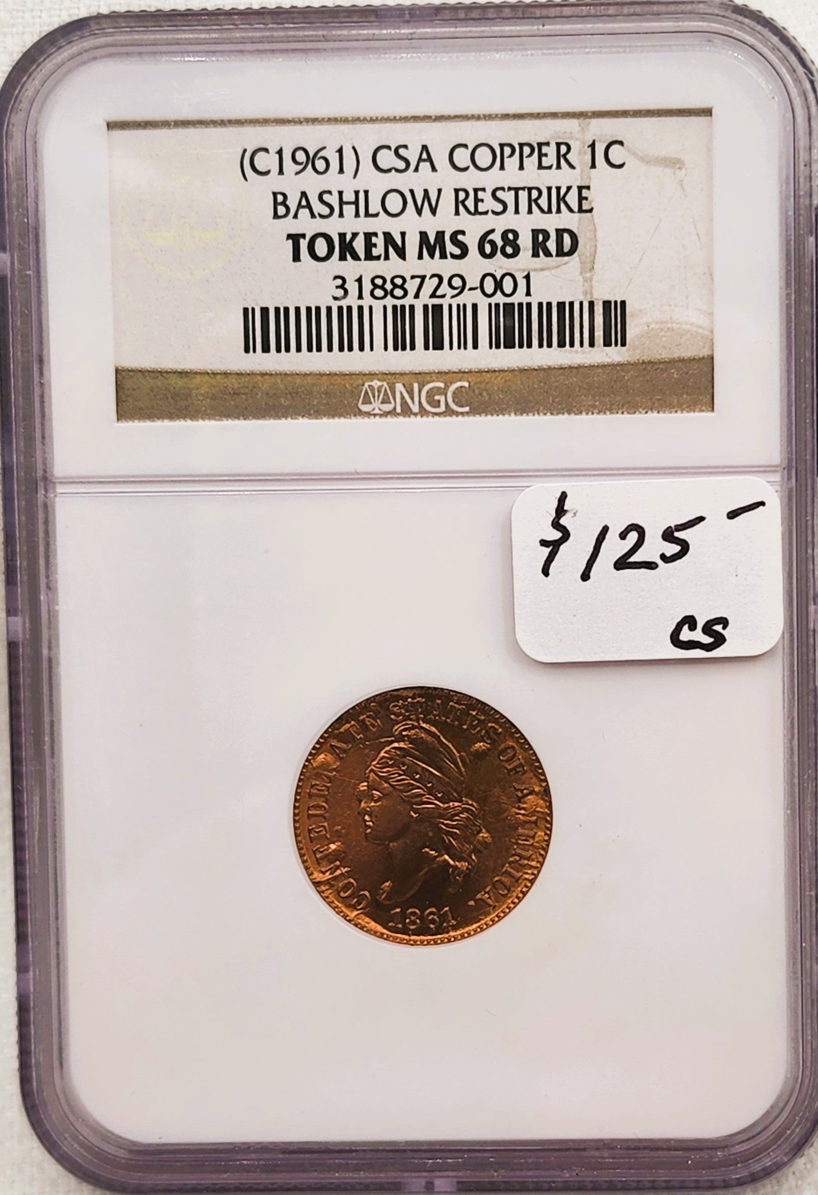 (C1961) CSA COPPER 1C BASHLOW
