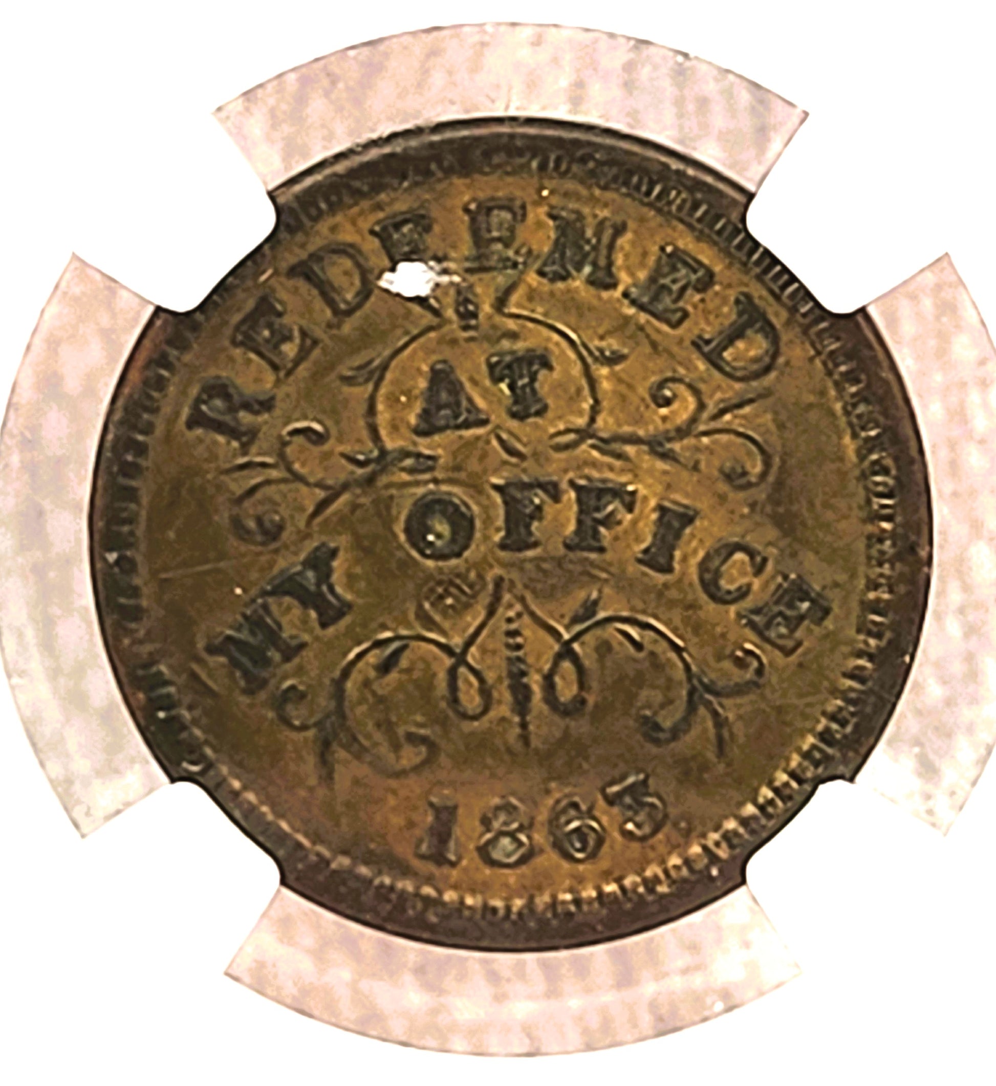 1863 Oliver Boutwell Civil War Token