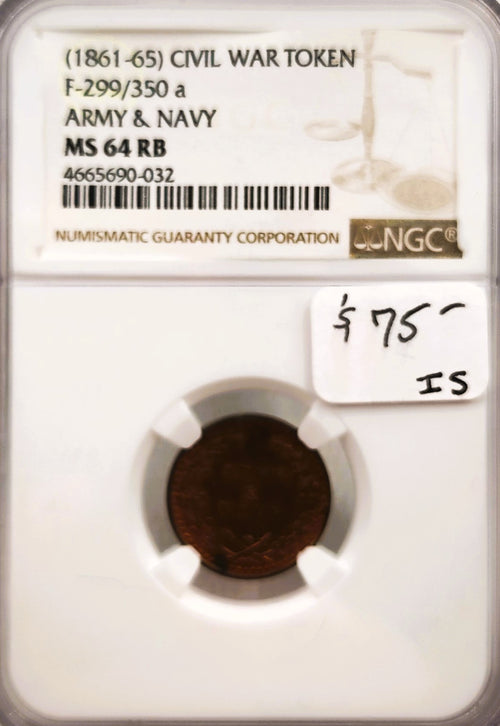 (1861-65) ARMY & NAVY TOKEN