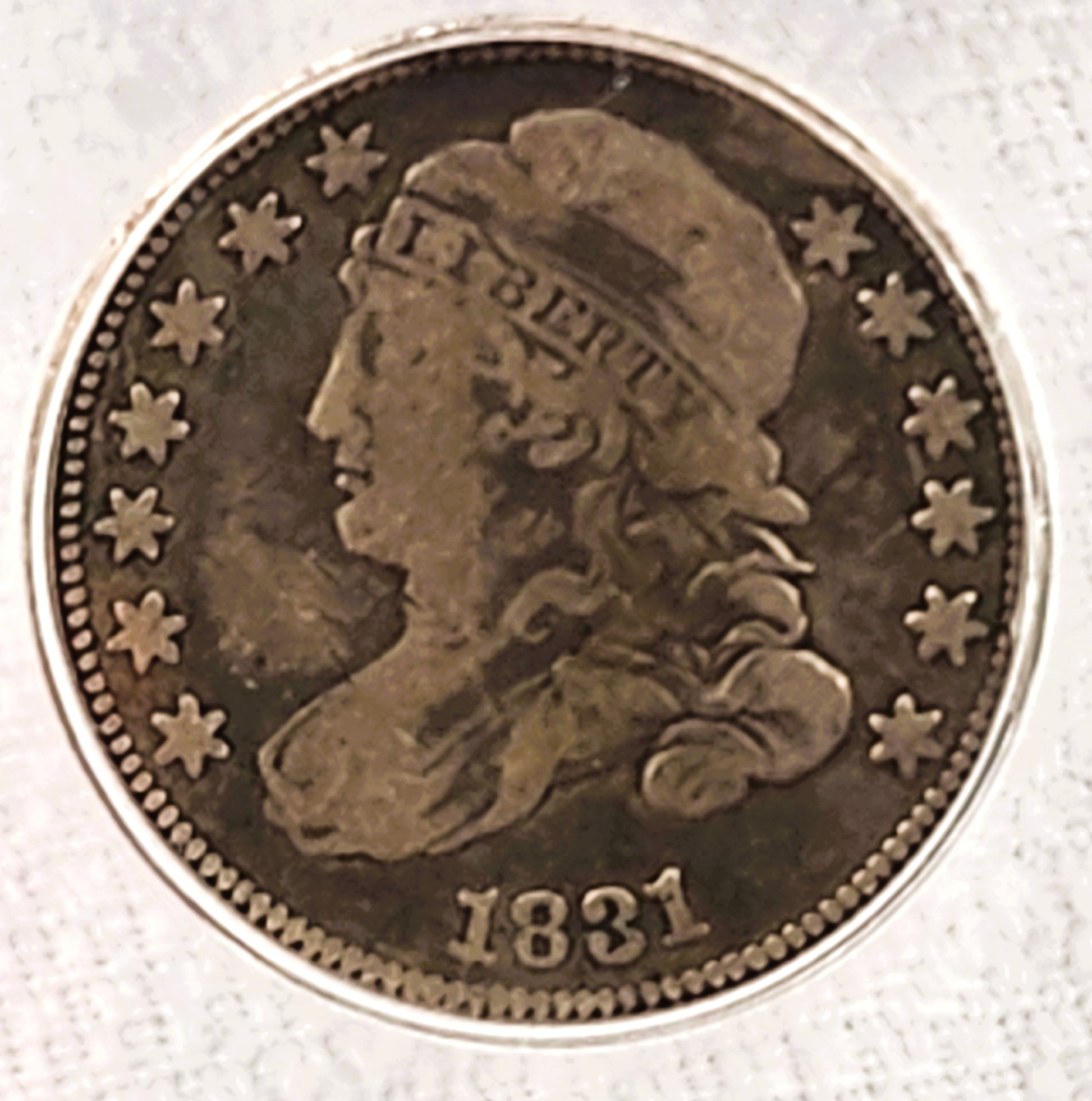 1831 Capped Bust Dime VG 10