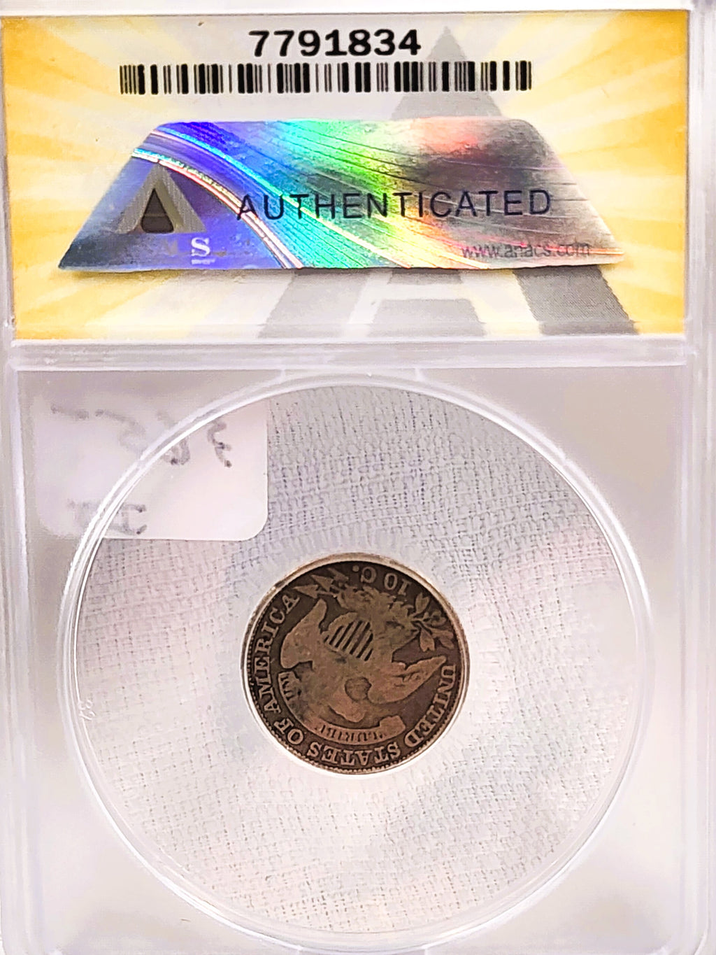 1831 Capped Bust Dime VG 10