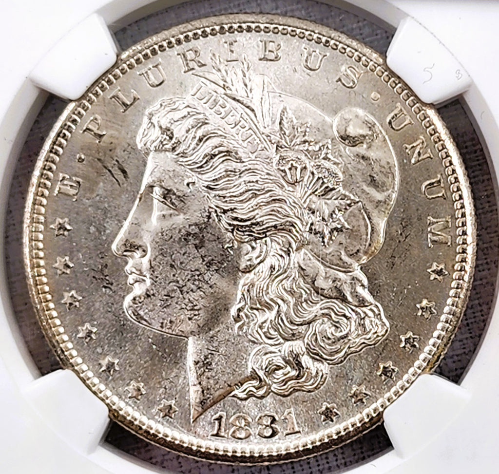 1881-S MORGAN SILVER DOLLAR