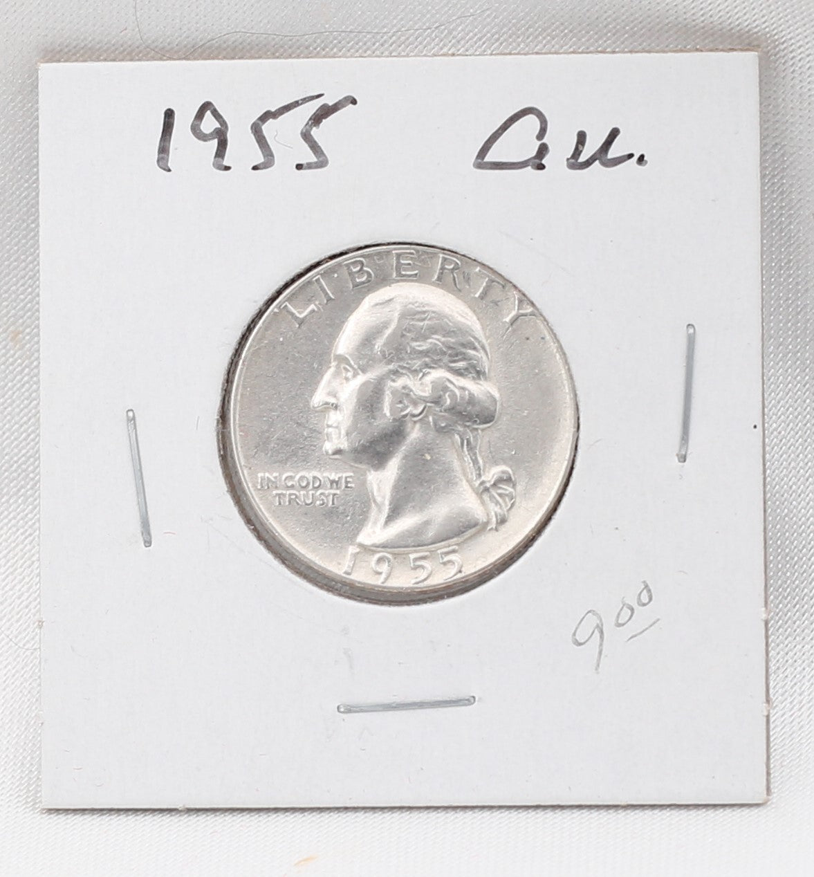 1955 AU Silver Quarter