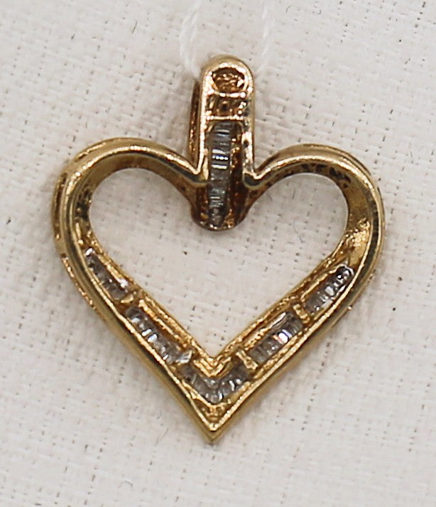Diamond Heart Pendant II