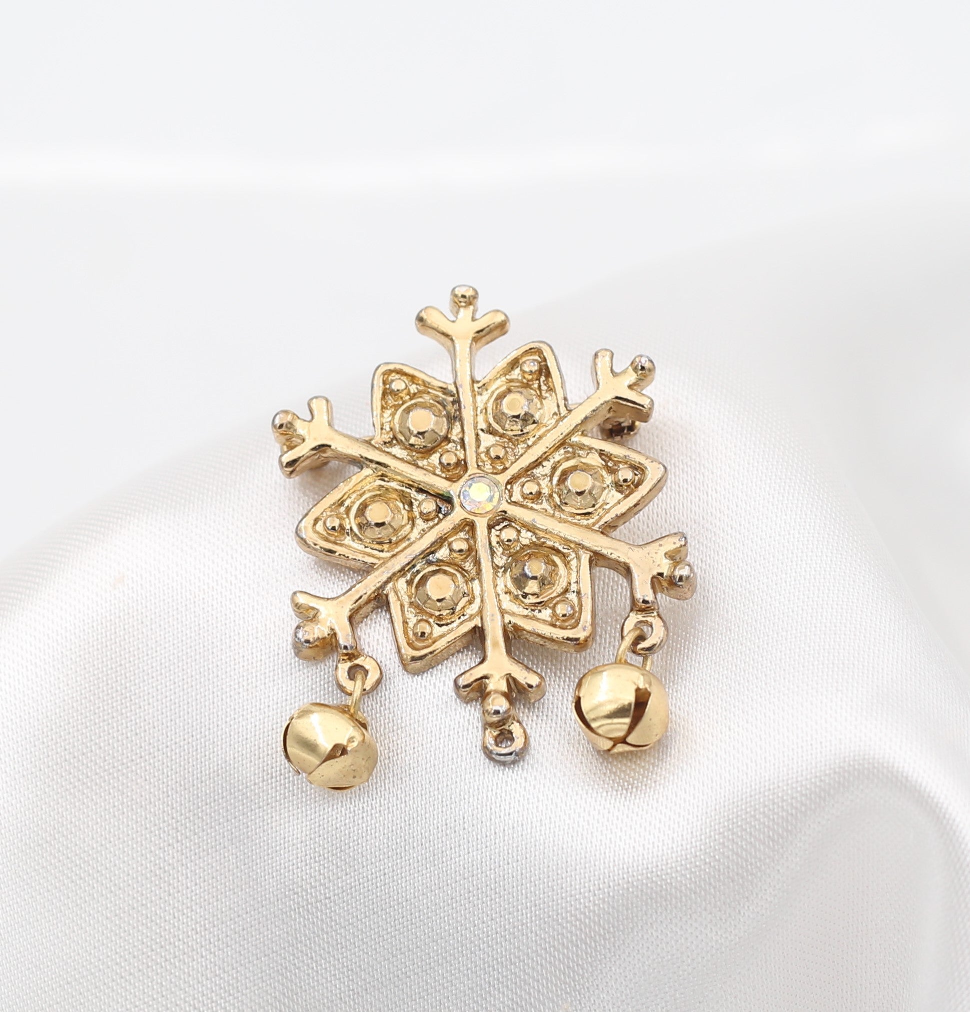 Gold Snowflake Pin/Pendant