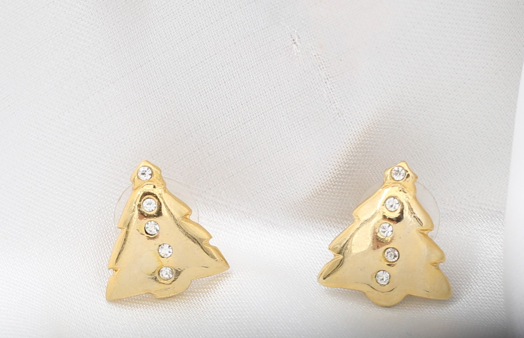 Christmas Tree Diamond Earrings