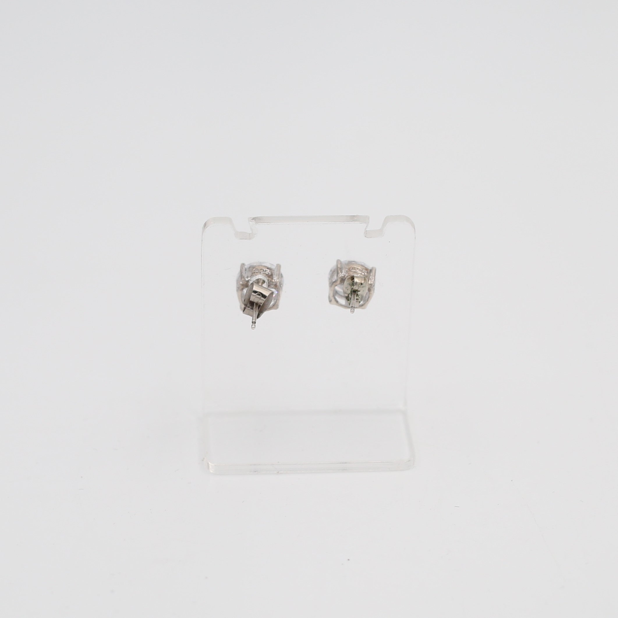 Cubic Zirconia Diamond Stud Earrings