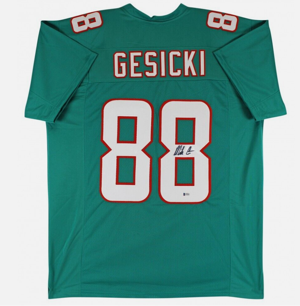 Mike Gesicki Miami Dolphins Autographed Jersey