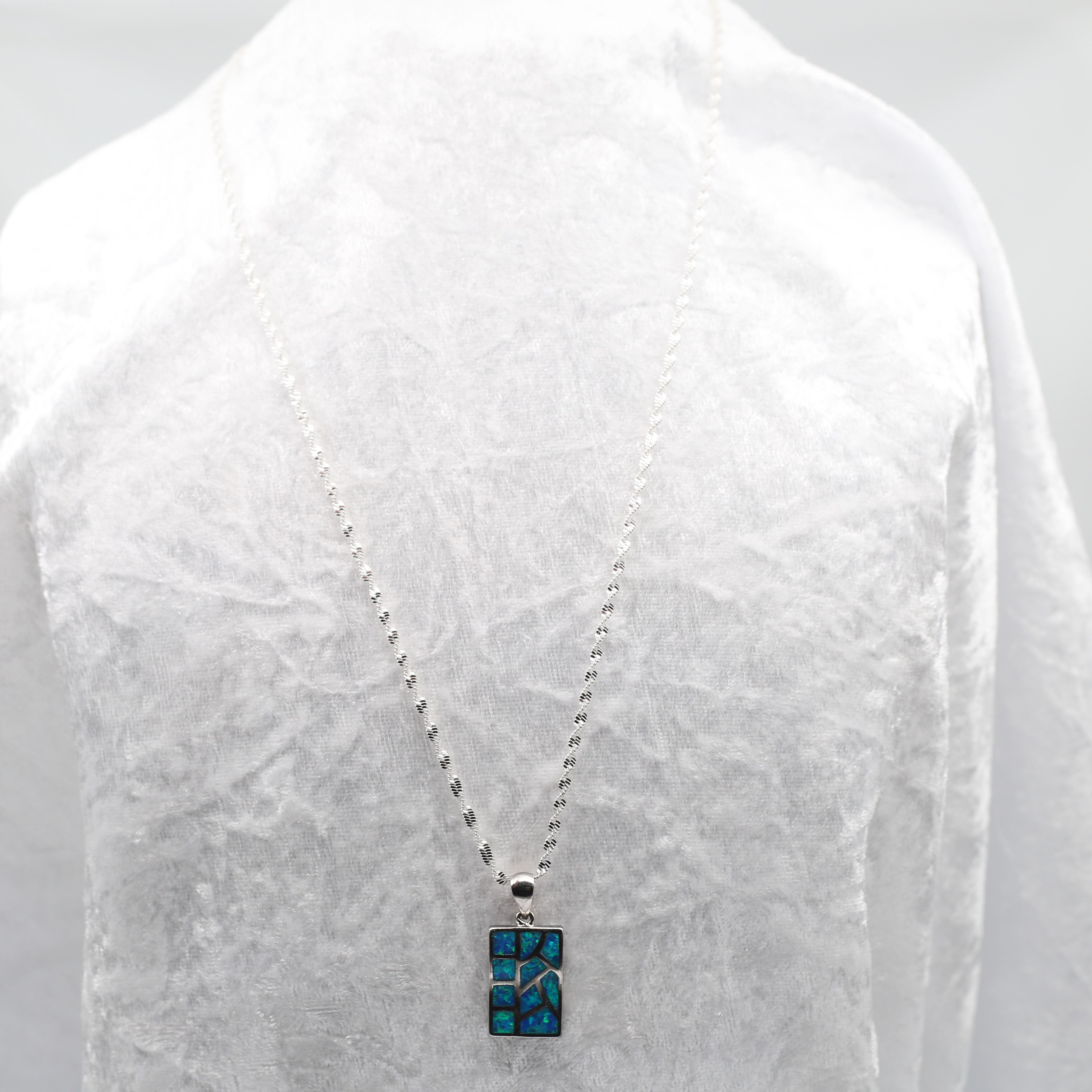 Necklace With Mosaic Pendant