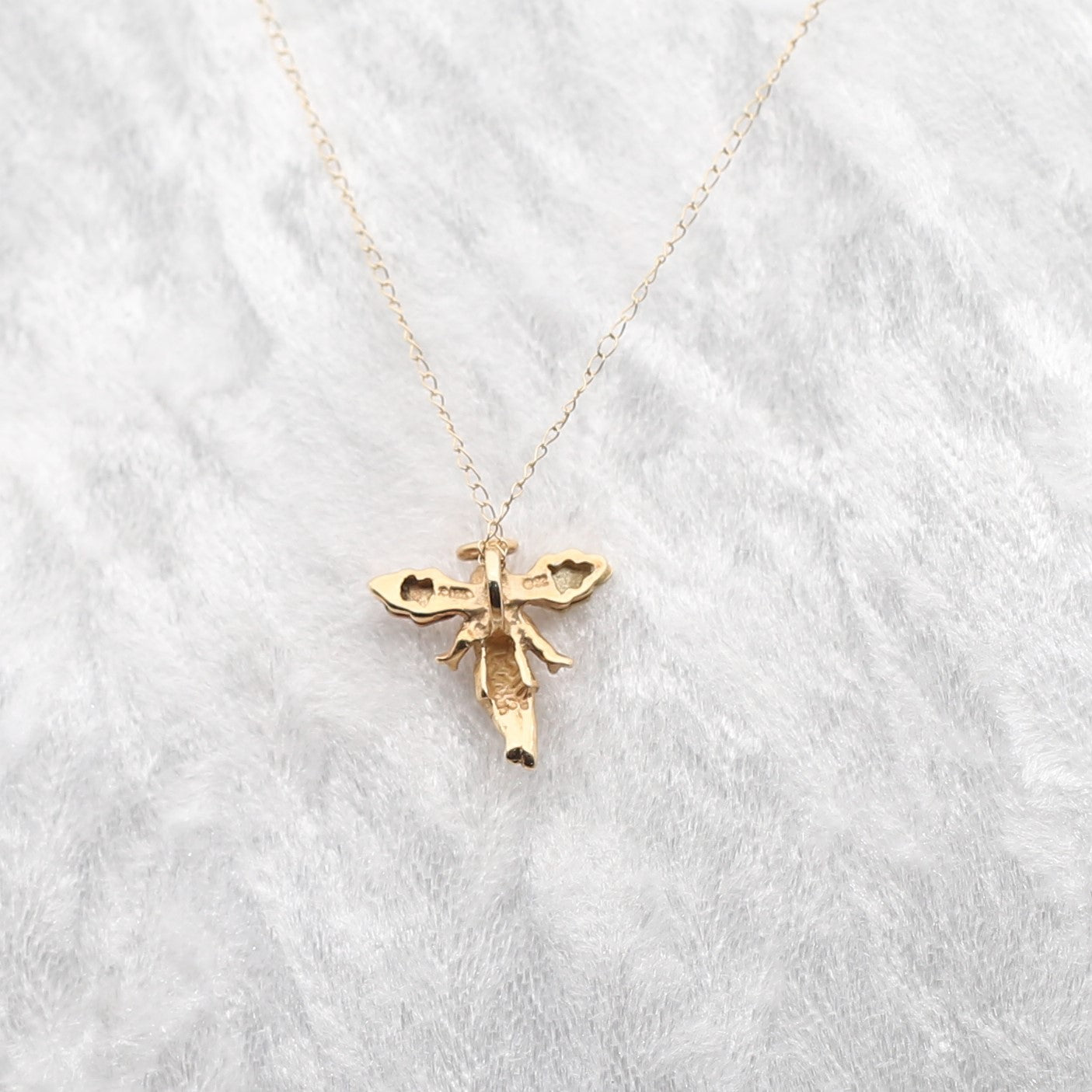 10K Gold Angel Necklace