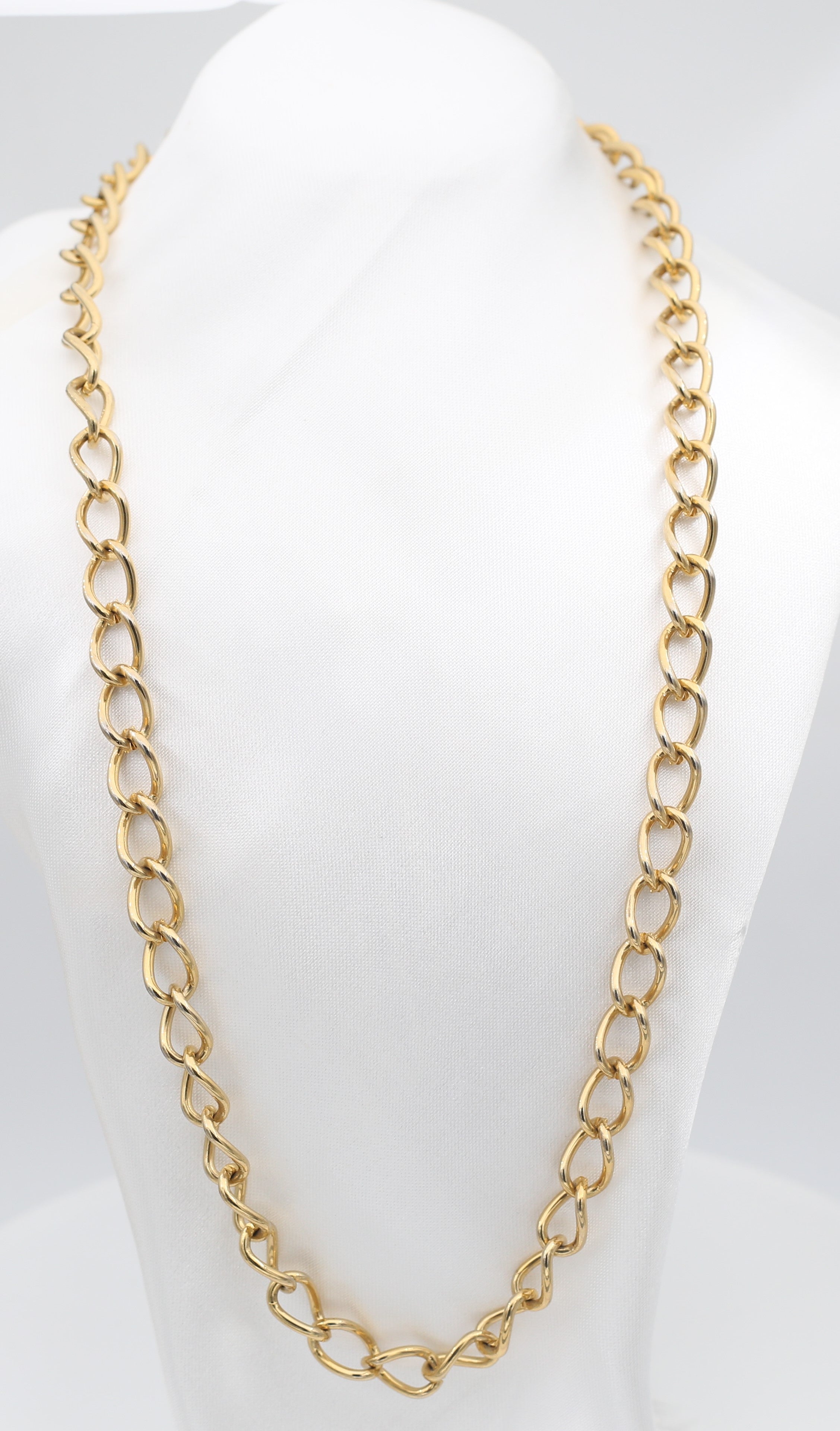 Gold Tone Chain Necklace