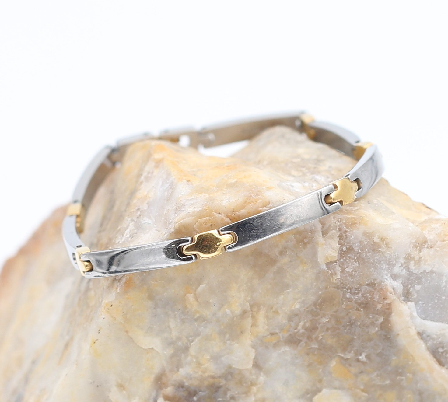 Silver &amp; Gold Toned Bracelet